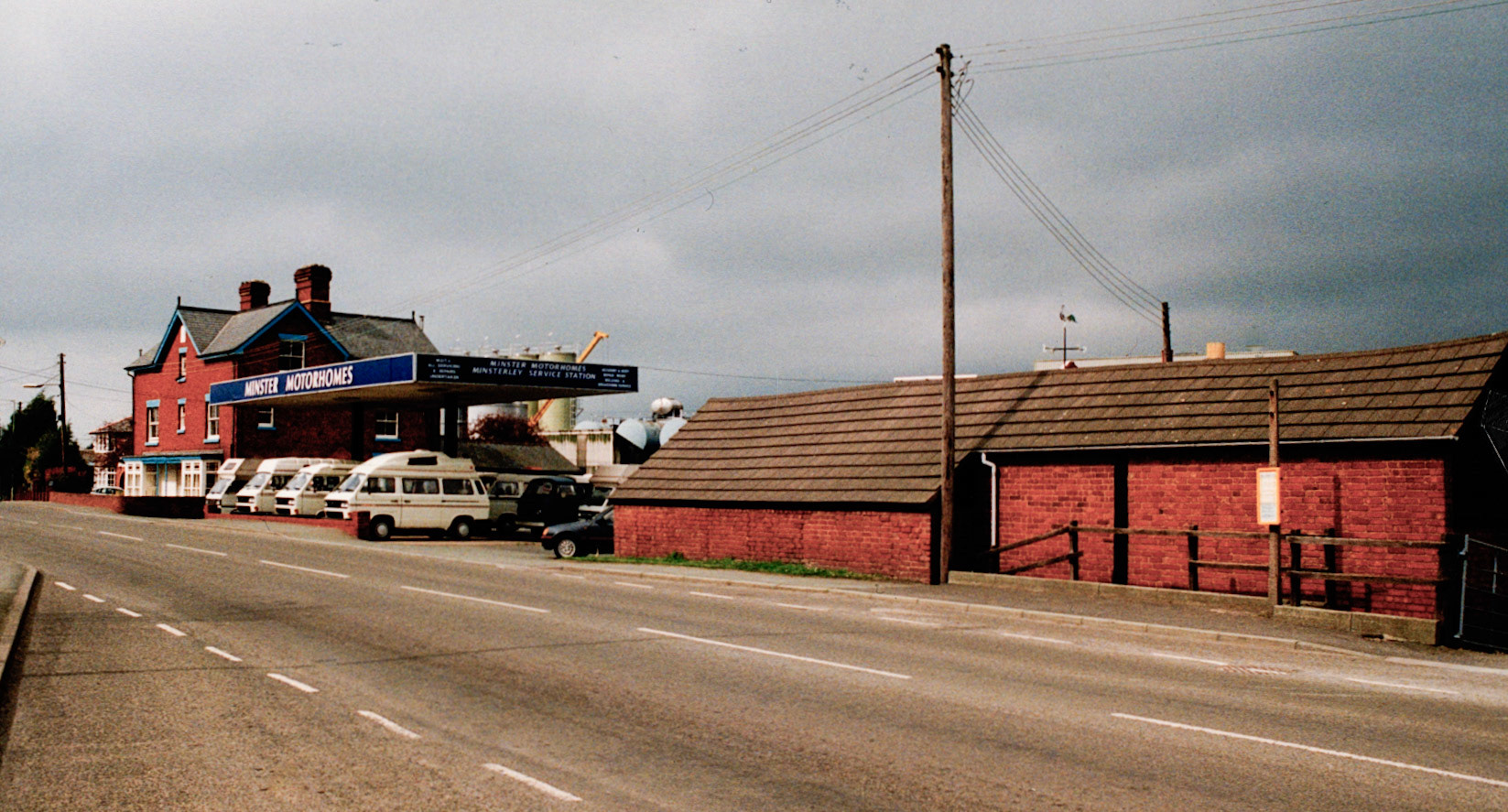 1980's? "Carp? shop". Wendy Haywood comments "My dad (Brian "budley" Davies) used to work there driving the Milk tankers, collecting from the farms. He was also the union representative and apparently bought the drivers out on strike! They still live directly opposite the gates (sadly Dad passed away in June 2023 at the age of 85) and I grew up seeing this amazing factory from my bedroom window change dramatically over the years. Mum (Margaret) used to clean the offices /houses used by the management and payroll etc. lots of happy memories." (Courtesy Joe Lyons)