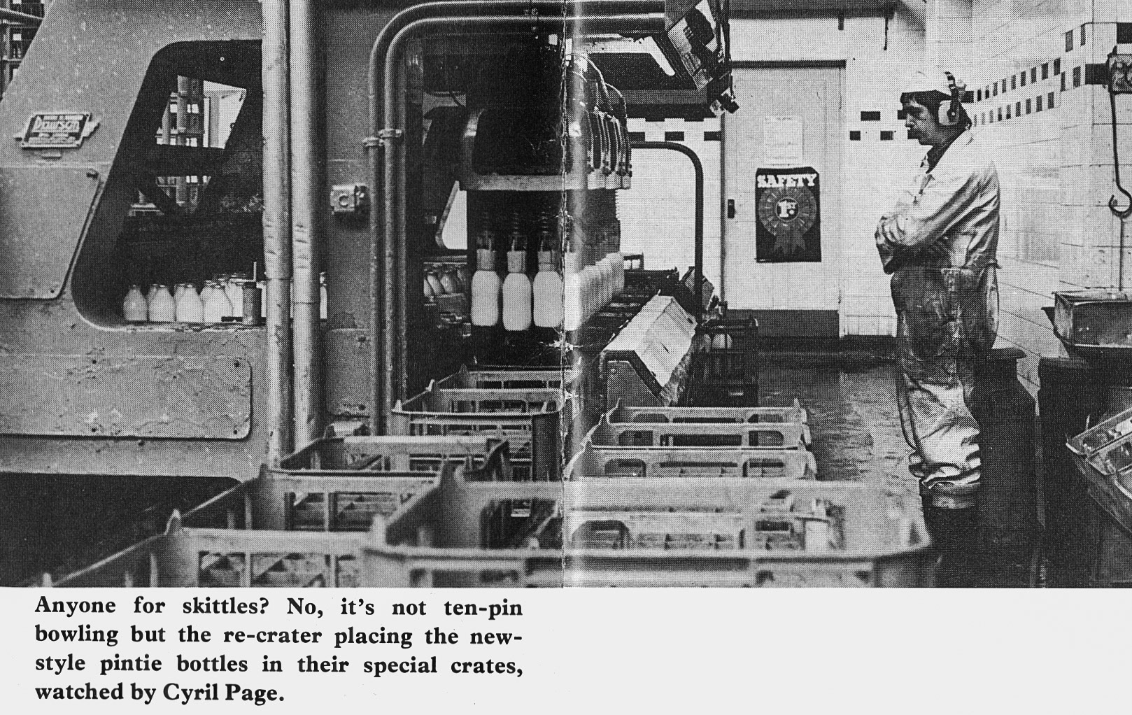 1979 Bromley Processing-Cyril Page at the recrater. (Express News Summer)