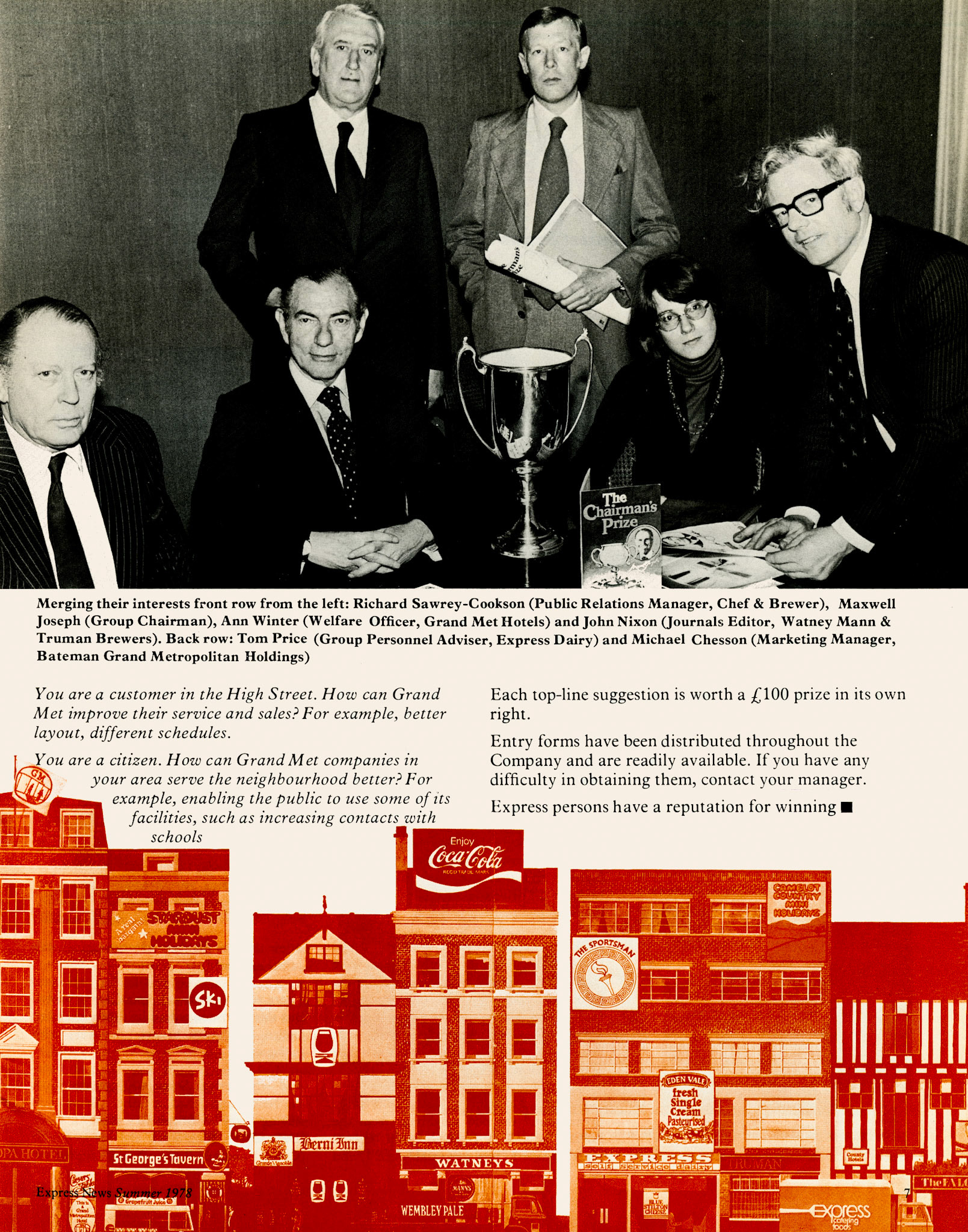 1978 Chairman's prize for innovation. (Express News Summer)