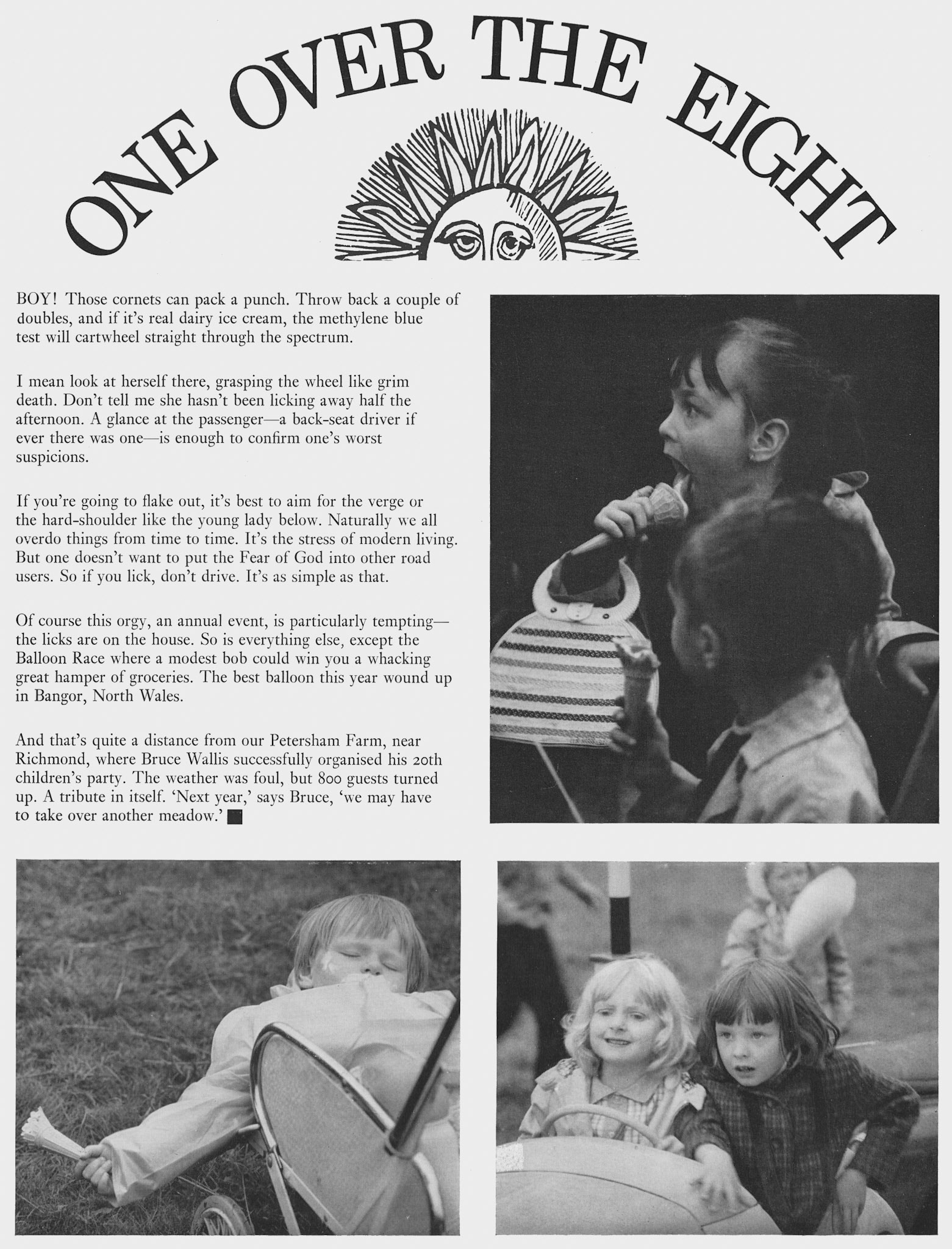 1970 Petersham Farm annual childrens party. (Express News Christmas)