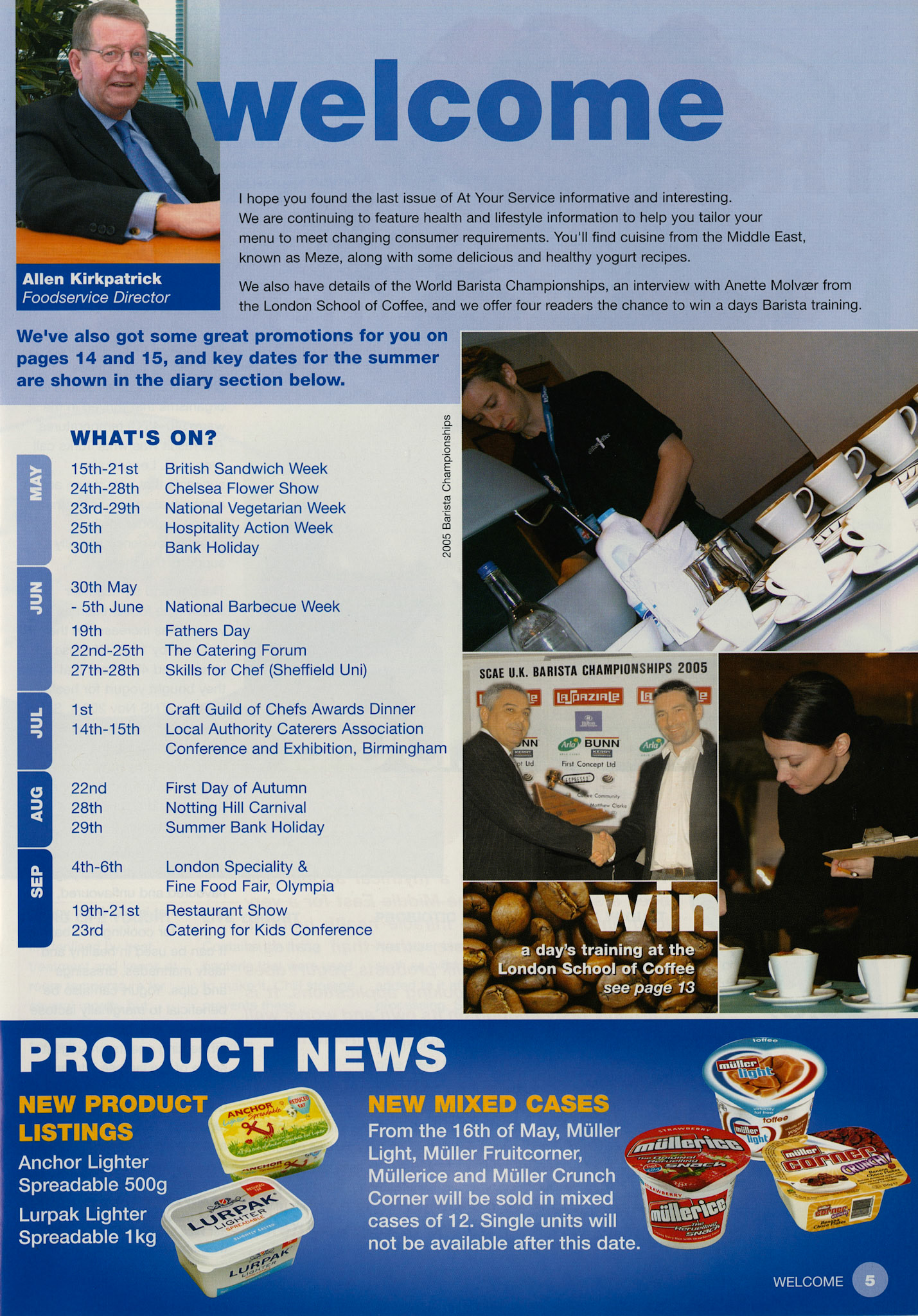 2005 Food Service Brochure (Courtesy Dave Fane)