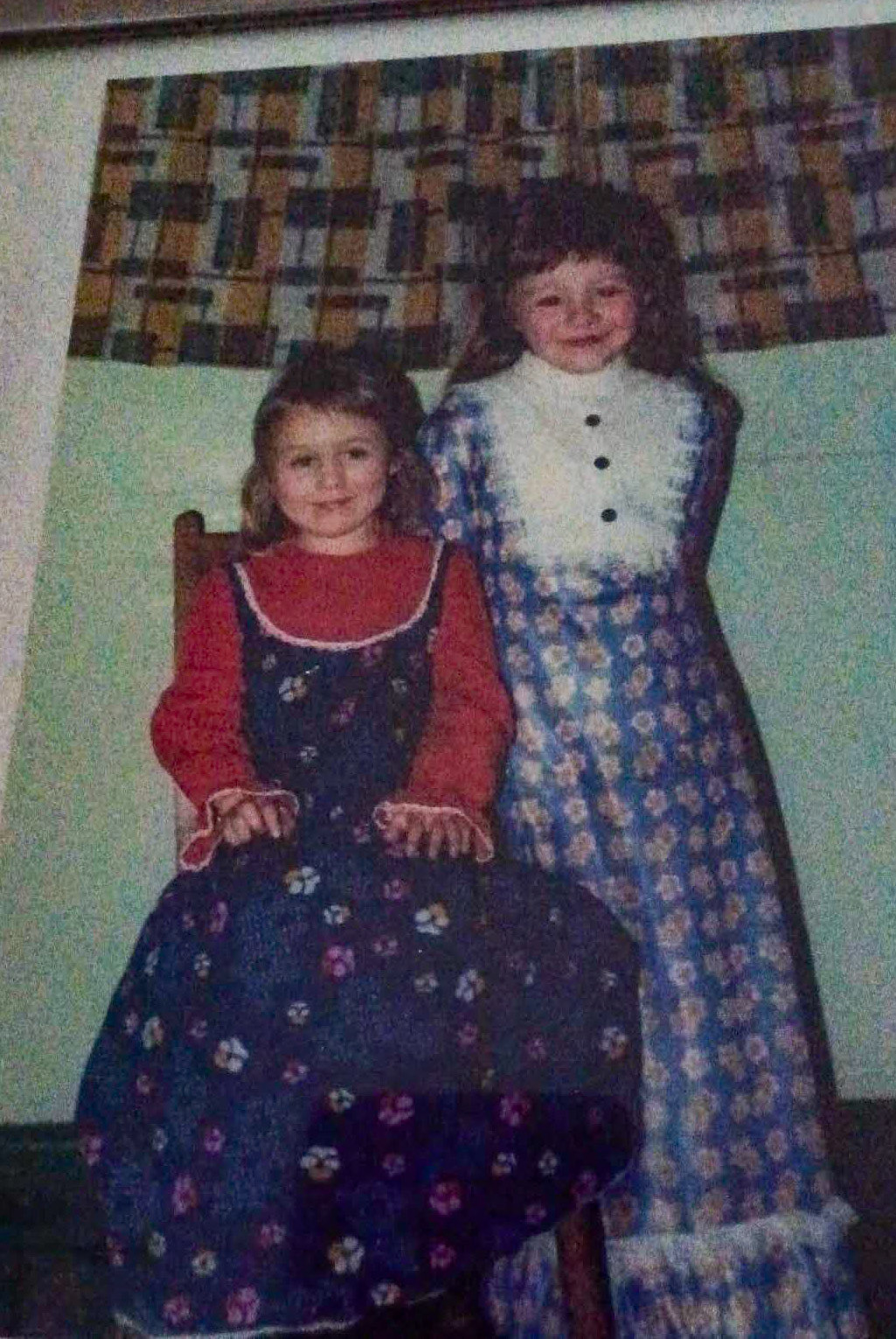 1980 Wendy Haywood, with her sister Janet. (Courtesy Wendy Haywood)
