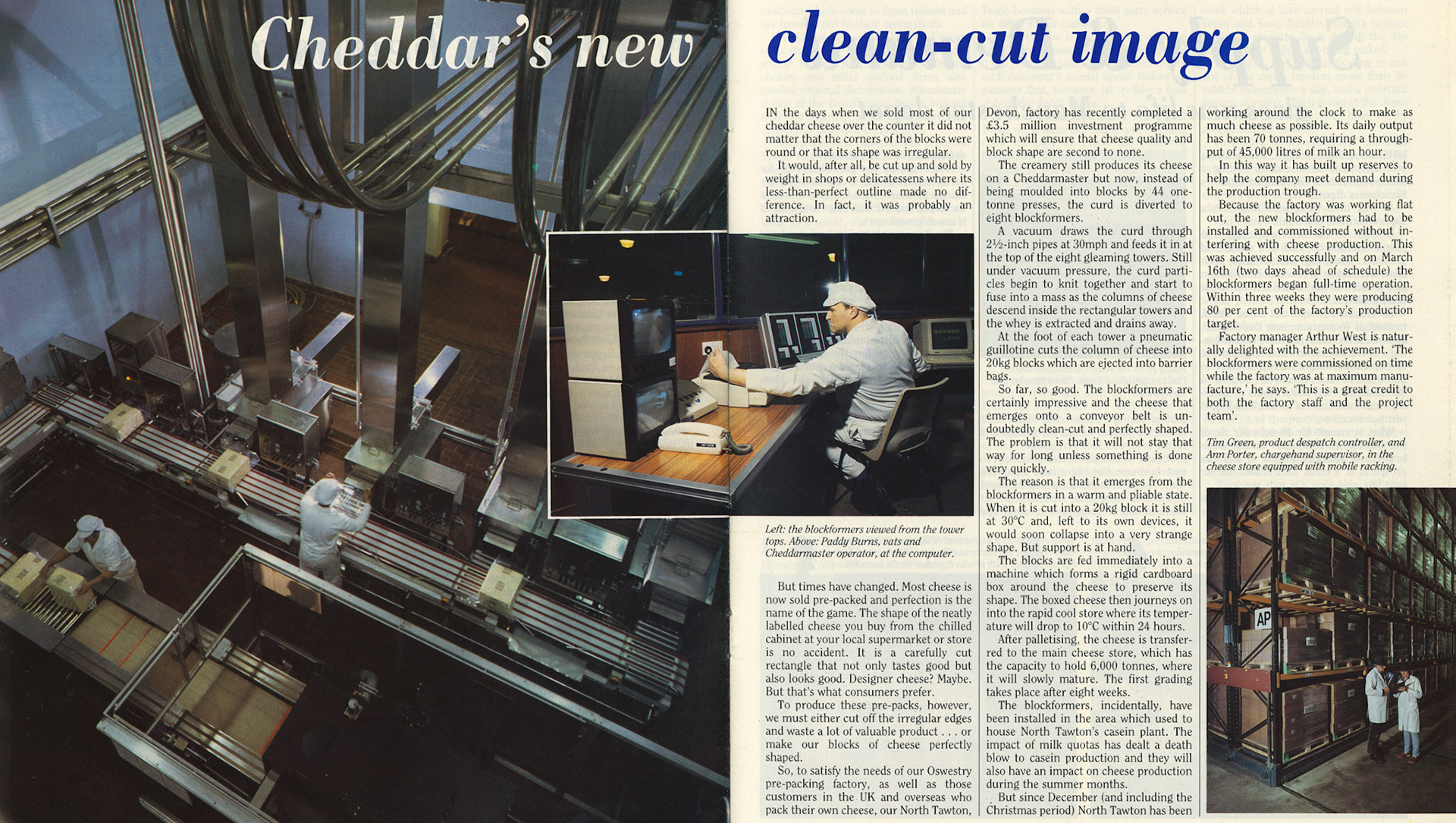 1988 Block formers at North Tawton