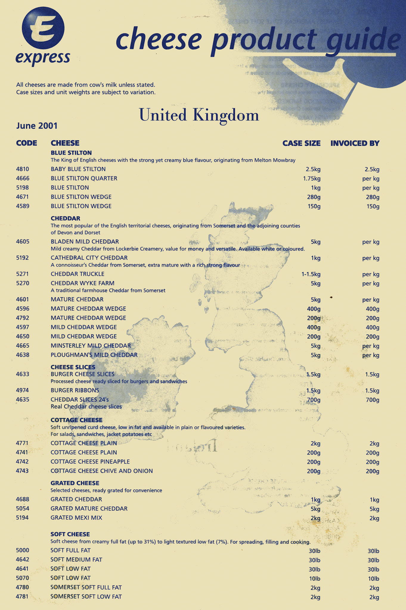 2001 Cheese Product Guide. Patrick Taylor and Steven Harley comment "Ernie Malkin and Harold Ford were also in charge of the cheese department. Harold Ford and Barry Houghting transferred across to Ruyton XI Towns in 1983 when they stopped making hard cheese at Minsterley.". Dai Williams comments "I am the chief judge at what was the Nantwich Show (now the International Cheese and Dairy awards held in Stafford). We judge 4000+ cheeses in a morning, with 250 judges. We have some 400 classes of all varieties from around the world' it's a great event." (Courtesy Michael Aldread)