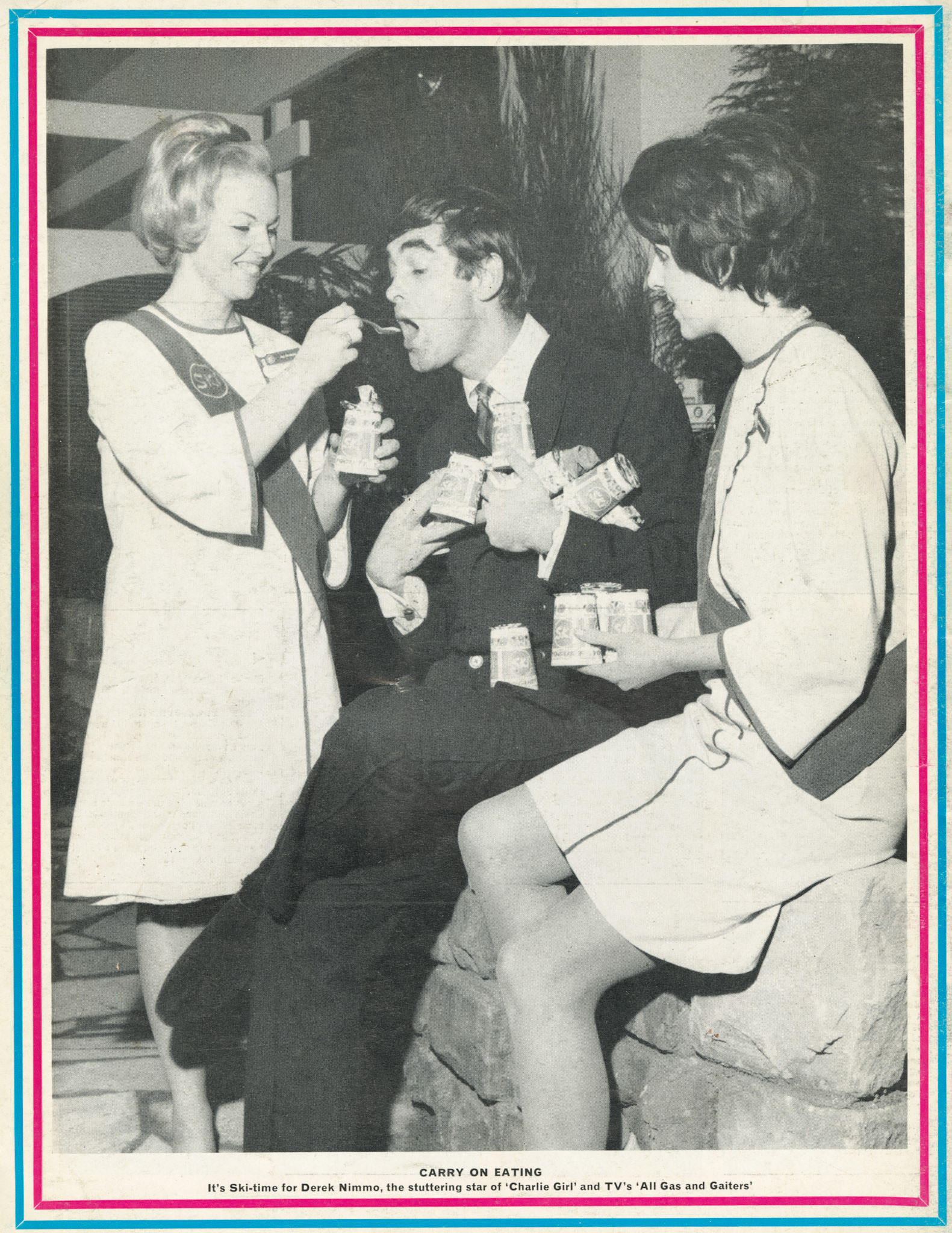 Ski time with Derek Nimmo