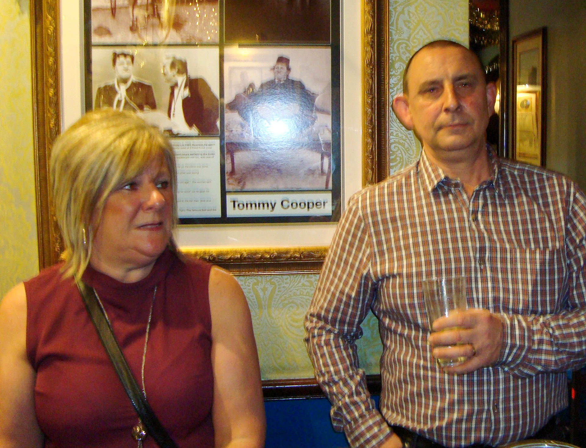 2016 Exeter Staff Reunion, The Imperial. Lesley Leat &amp; Andy Daems (Courtesy Phillip Budd)