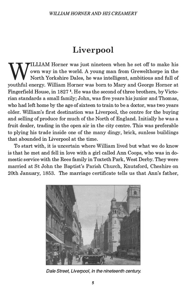 William Horner and his Creamery, Jill King