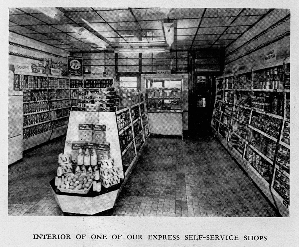 1954 Express Self-Service Shop. (Express Salesman's Manual Fourth Edition)