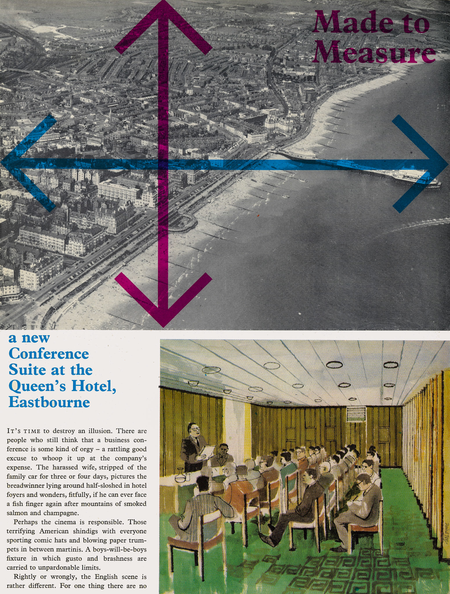 1967 Eastbourne Queen's Hotel has a new conference suite. (Express News Autumn)