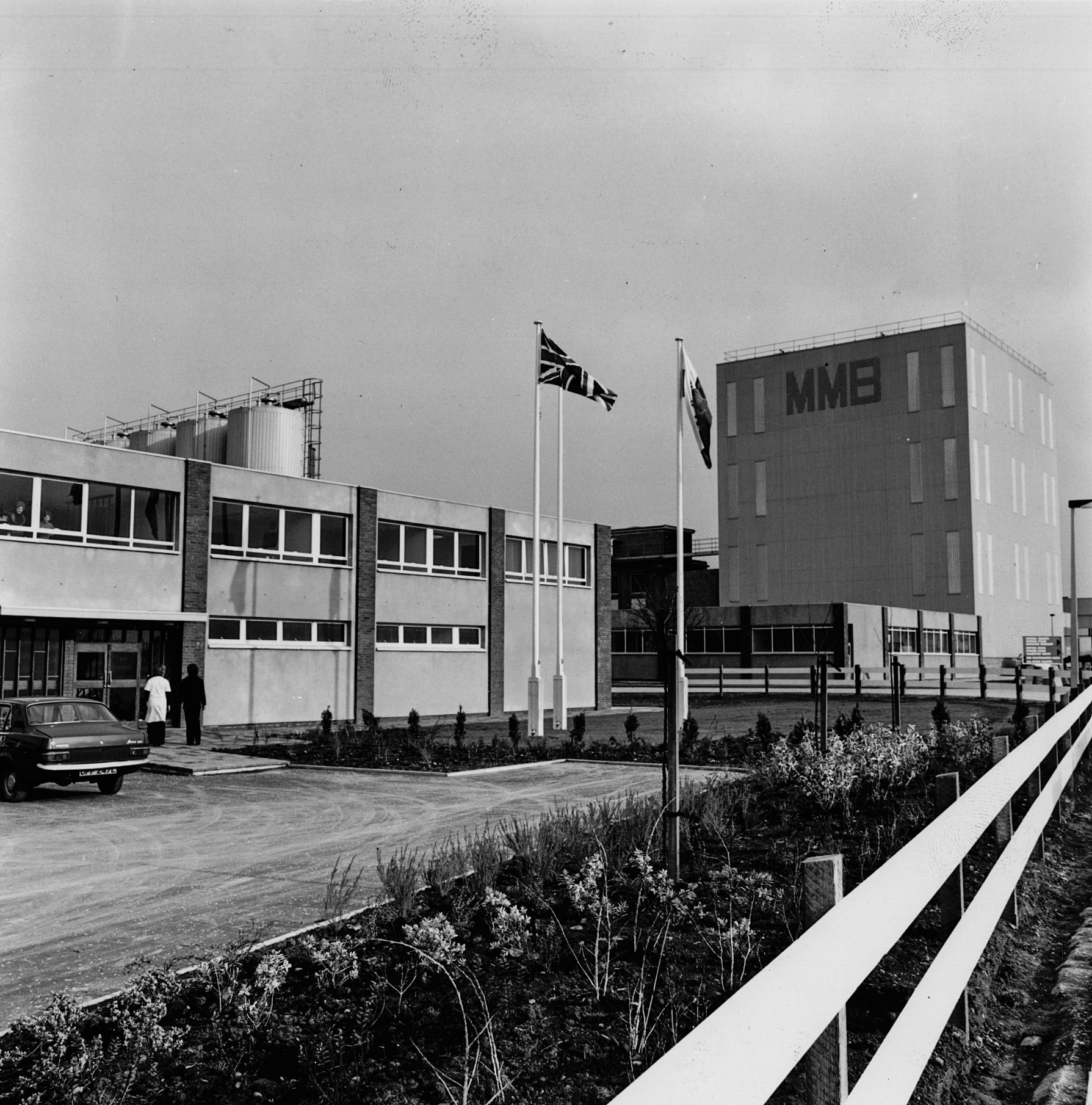 1976 MMB Creamery Maelor "The Milk Marketing Board's new multi-million pound creamery". (Courtesy Paul Smith)