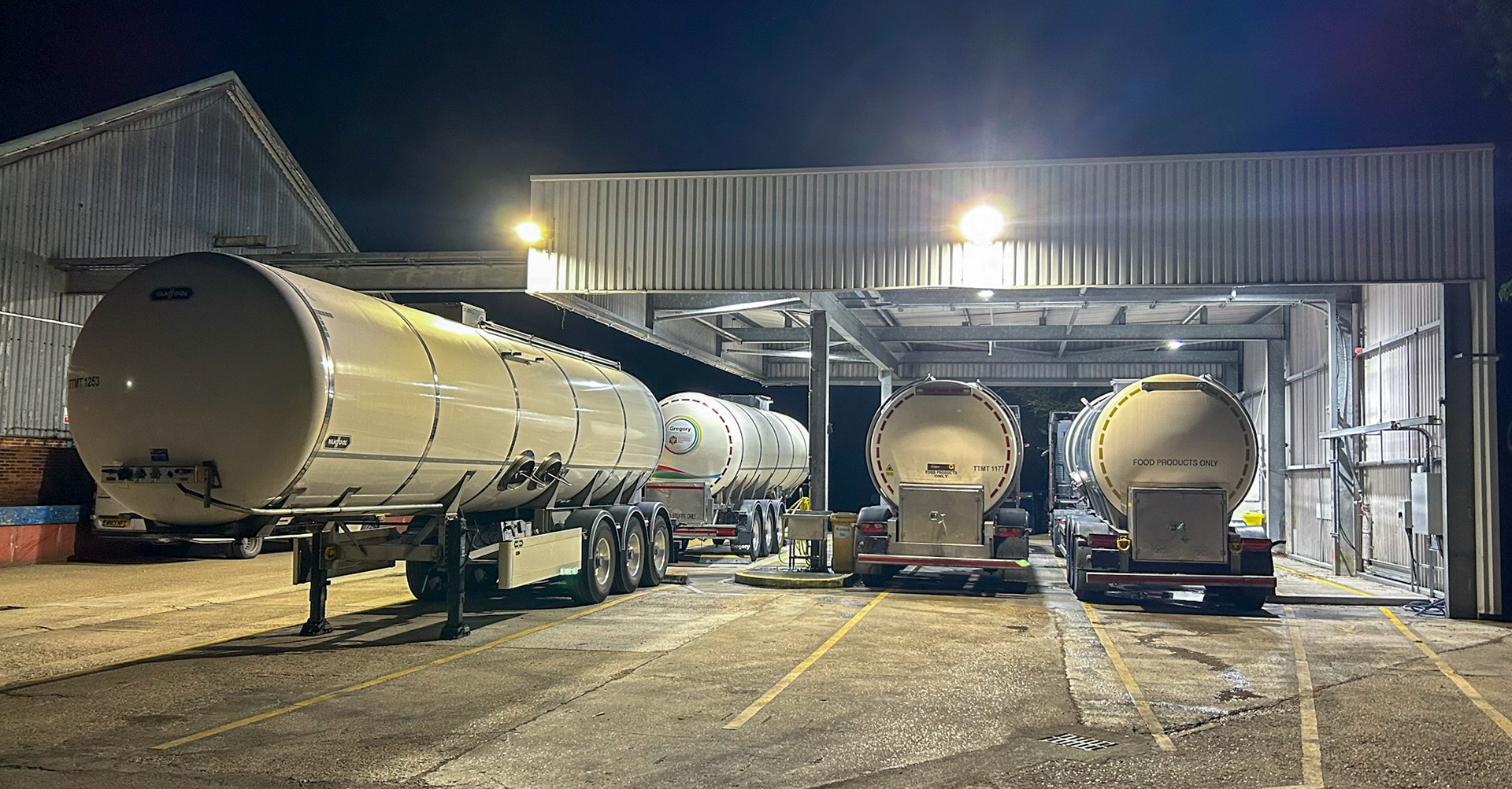 2026 Milborne reload operations re-started by Arla, using part of the old creamery site off Blandford Hill, A354. (Courtesy Olly Frampton)