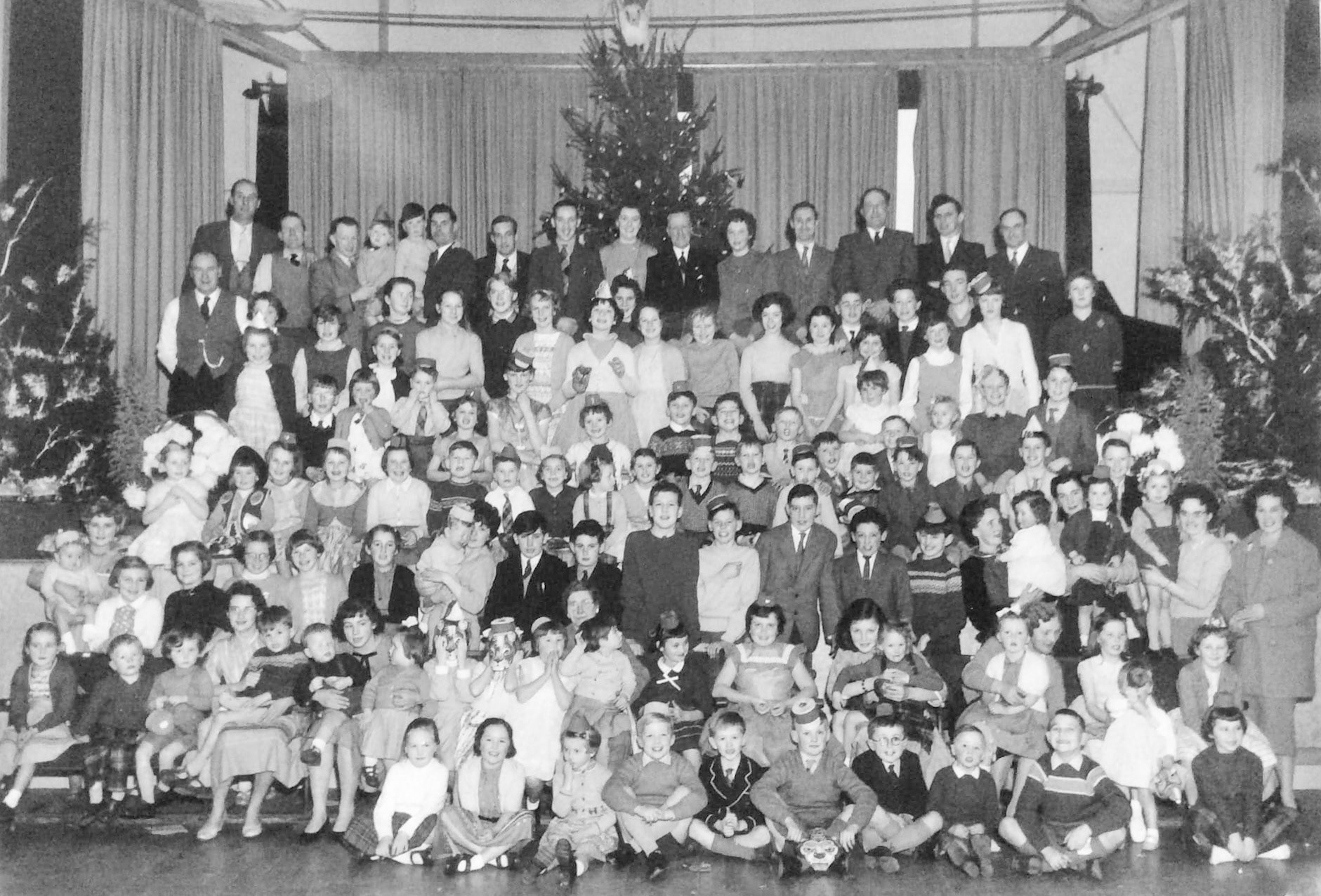 1960's Appleby Market Hall, creamery Christmas Party for the children. (Courtesy Iain Dargue)