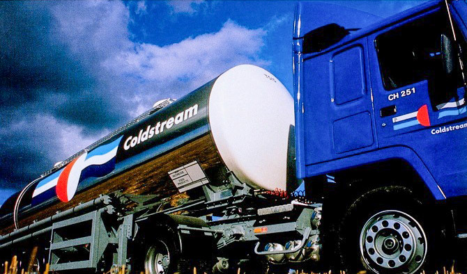 1980's Steve Rodenhurst comments "A publicity shot from the late 80's, for the introduction of the Coldstream rebranding for Express Distribution." (Courtesy Steve Rodenhurst)