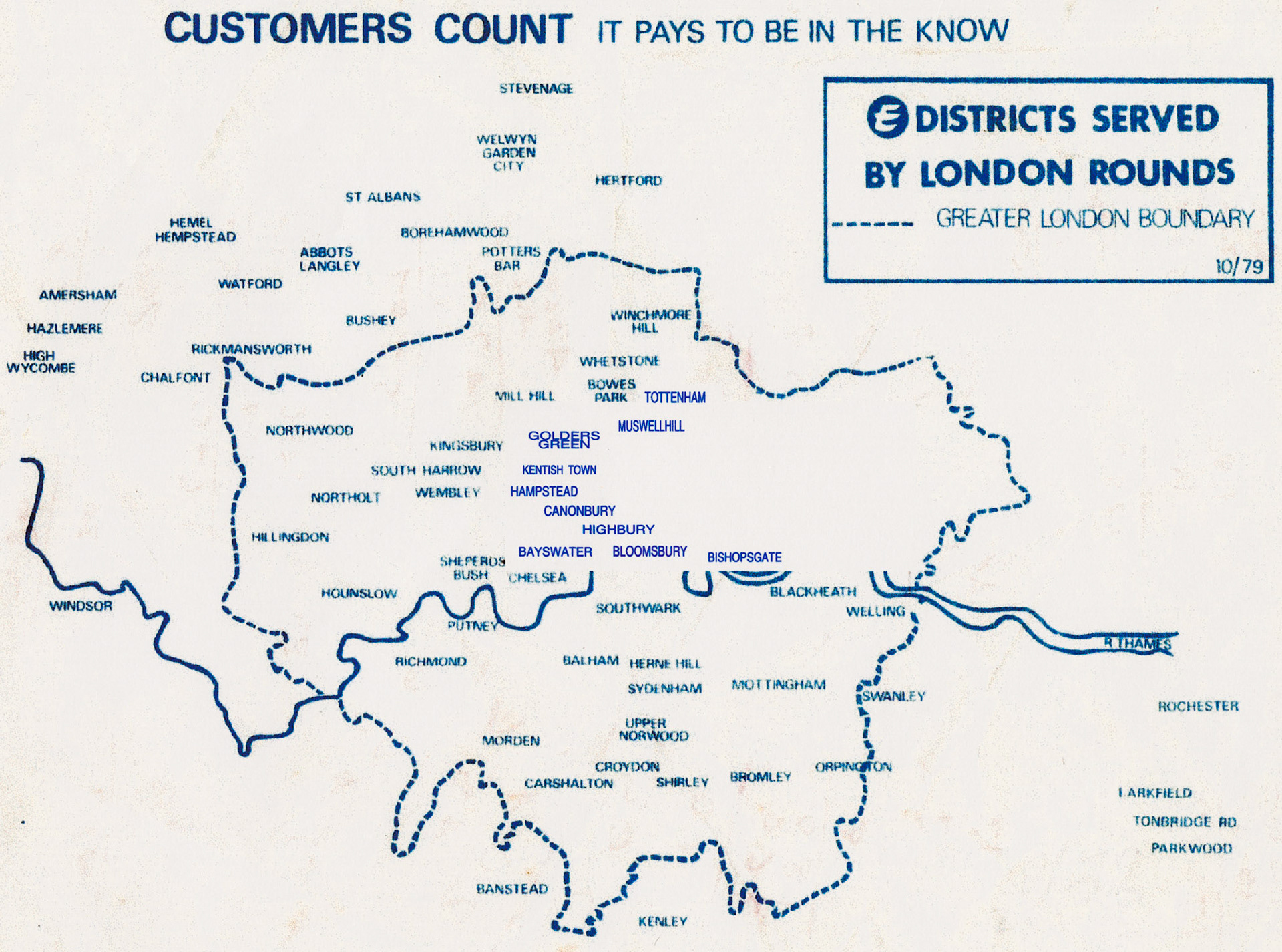 1979 London Retail Depots (Courtesy Michael Aldread)