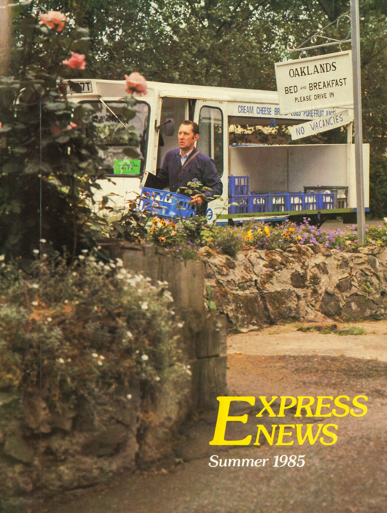 1985 Dawlish relief milkman Dave Tipping