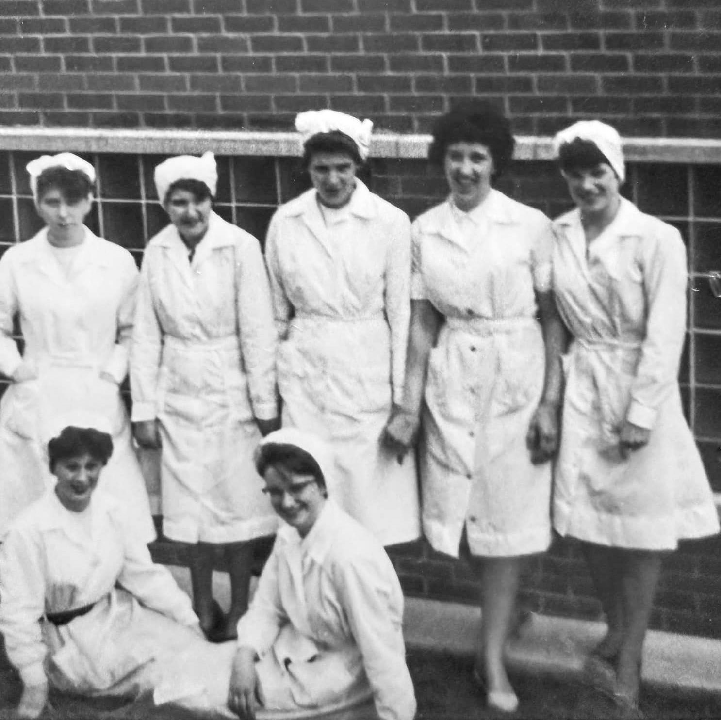 1960's Appleby. Philip Allen comments "My mam, Mary Allen nee Sowerby, at the front, on the left". (Courtesy Philip Allen)