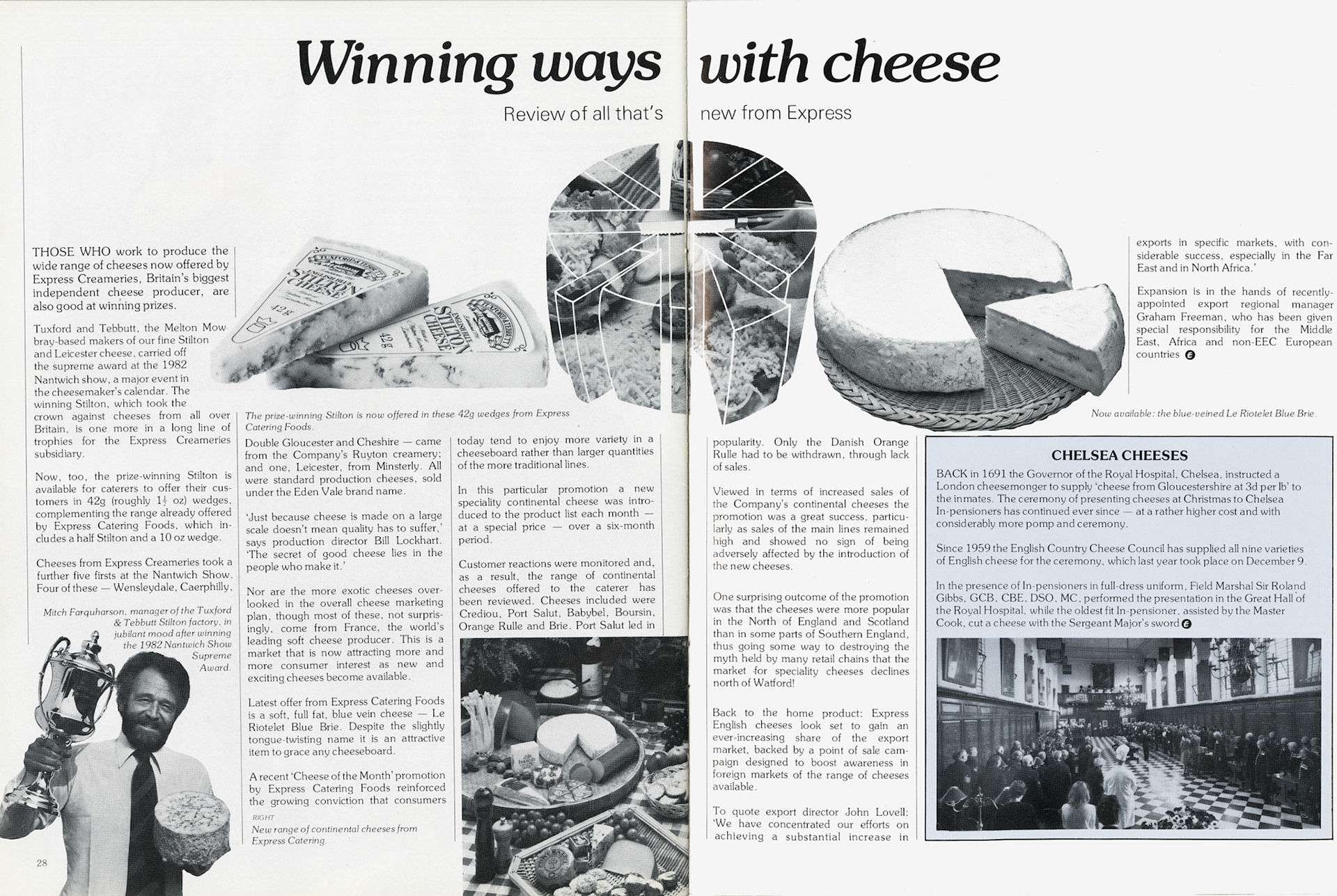 1982 Tuxford and Tebbutt, Ruyton and Minsterley win awards at the Nantwich Show. (Express News Spring 1983)