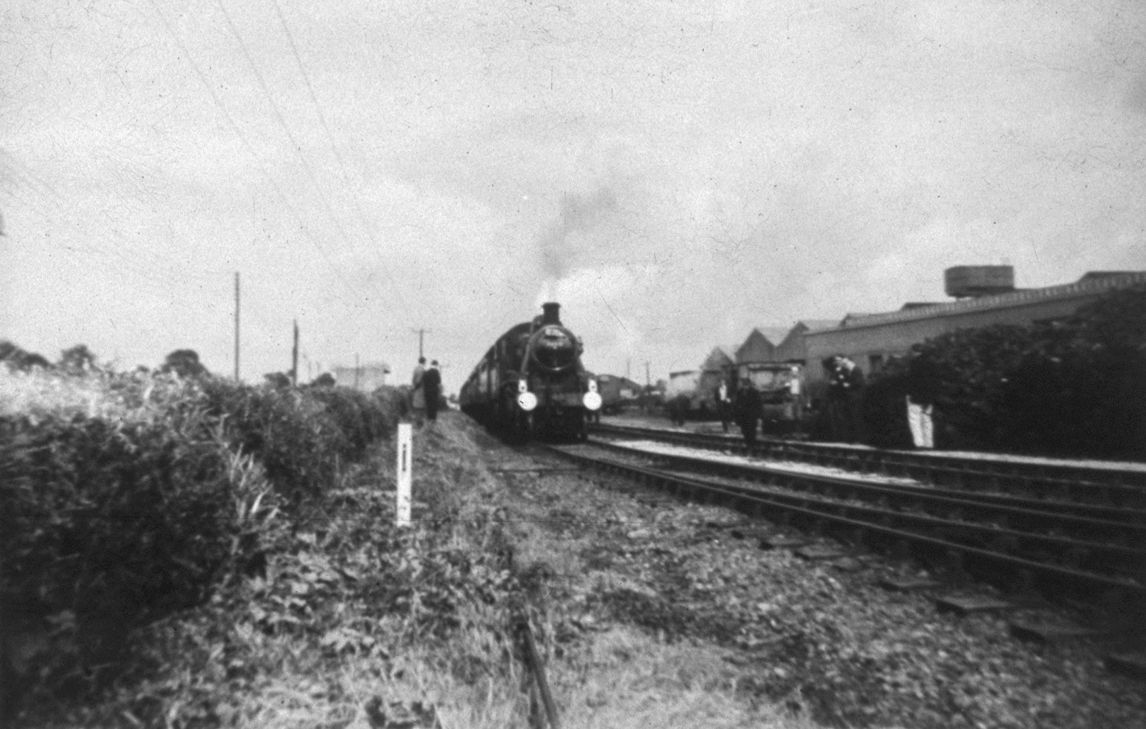 Minsterley station. (Joe Lyons 35mm slides)