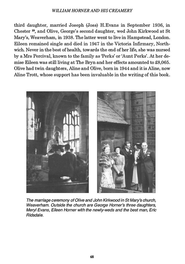 William Horner and his Creamery, Jill King