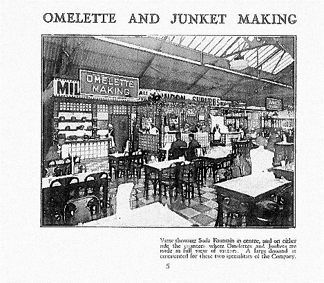 1925 Express Dairy at the British Empire Exhibition, Wembley. (Courtesy Brent Council booklet prepared by Philip Grant, Wembley History Society)