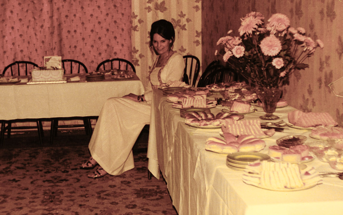 "Ann Roberts, Mrs Worrall" Ann Worrall comments "OMG… my 18th birthday at Cross Gates Ford. (Courtesy Joe Lyons)