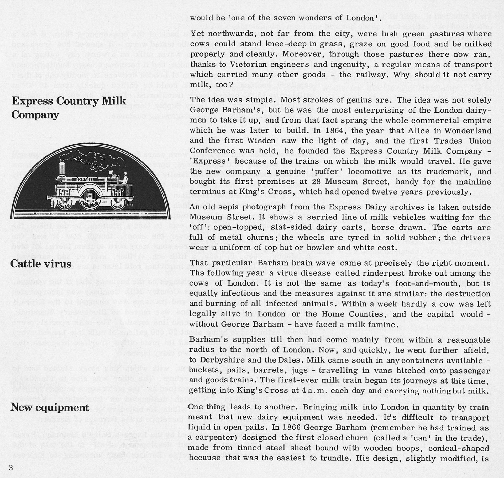 1983 Milk for the millions - Brigid Grafton Green, Barnet Libraries Local History Publications