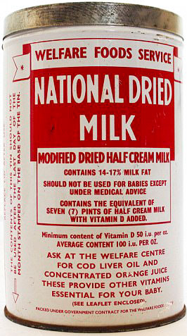 1917 Ambrosia Dried Milk (Courtesy Daily Mail Centenary article)