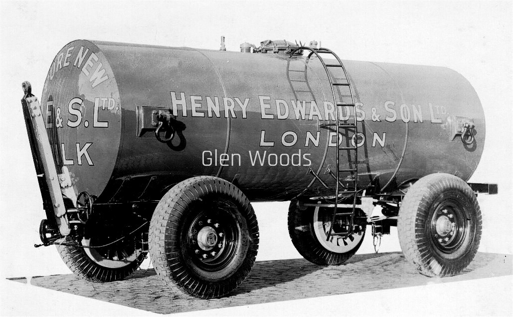 1930's Henry Edwards Road-Rail Tank, built to LMS pattern 1989,operated from Pipegate Creamery. (Courtesy Matthew Pinto, Milk on the Rails, Photo: Glen Woods)