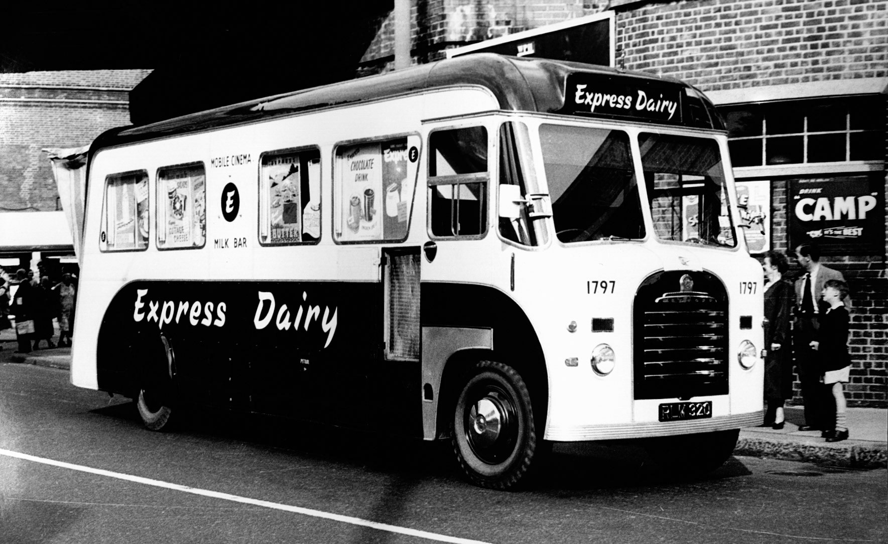 1950's Express 'mobile cinema and milk bar'(Courtesy Dave Fane)