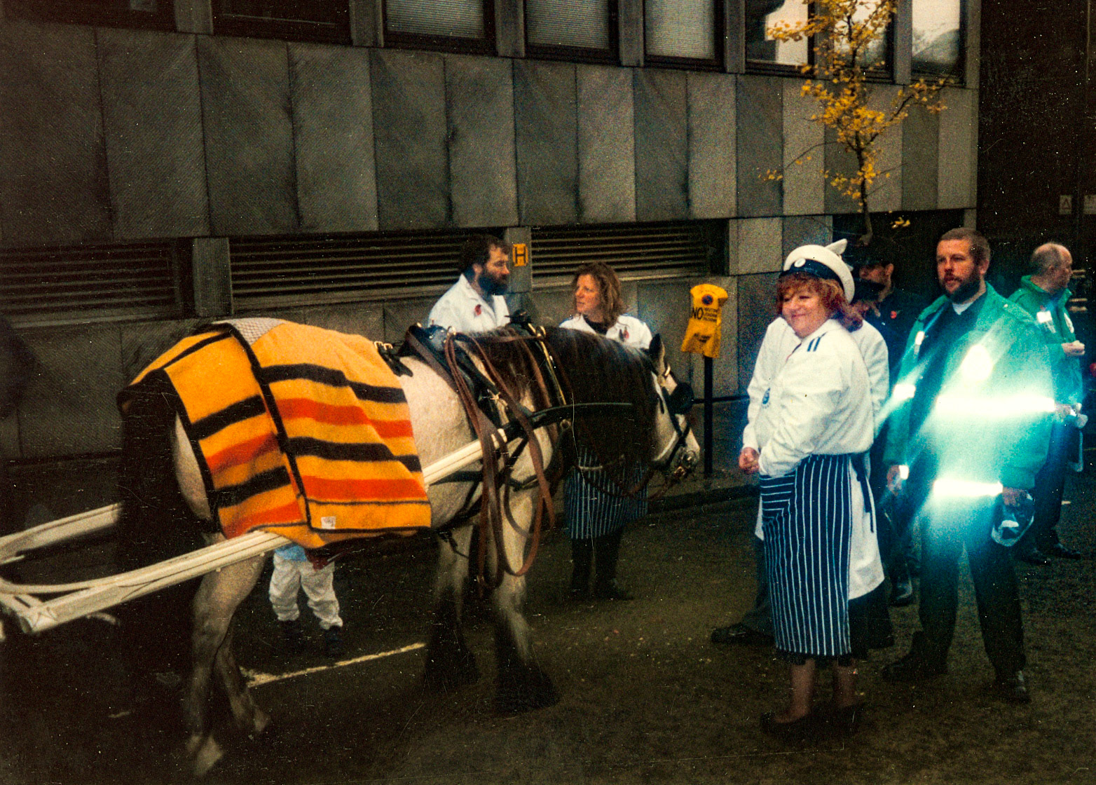 1990's, preparation for the Lord Mayor's Show in London-Linda Wilmott and Tommy Wilmott (Courtesy Noel Keady)