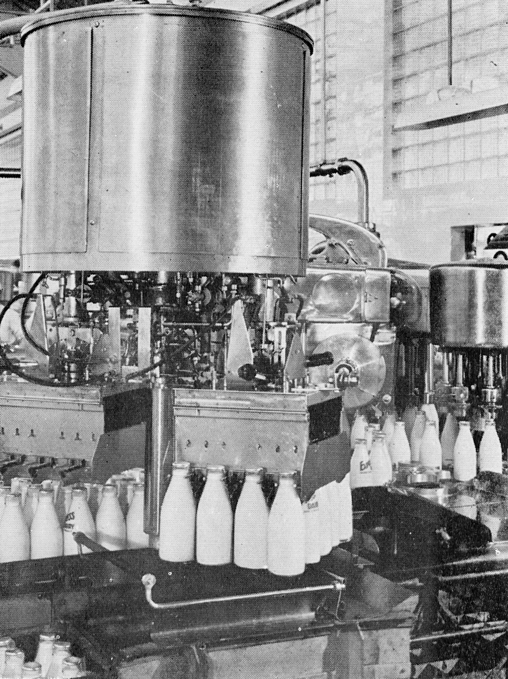 1954 original bottle fillers (Courtesy Paul Luke)