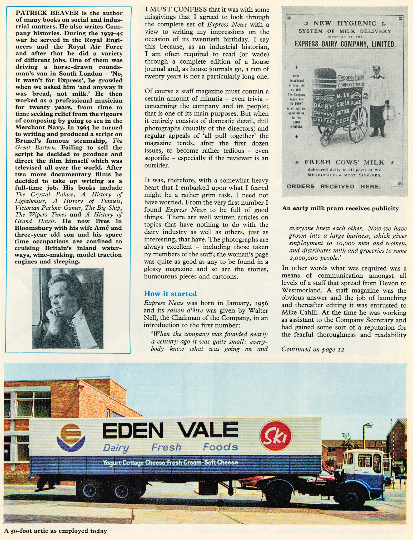 1975 History of 'Express News' magazine, after 20 years