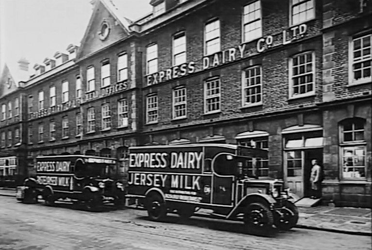 After the war, the two brothers Titus and Arthur divided their interests, and the Dairy Supply Company merged and became United Dairies, later Unigate. (Express 125 Years video still)
