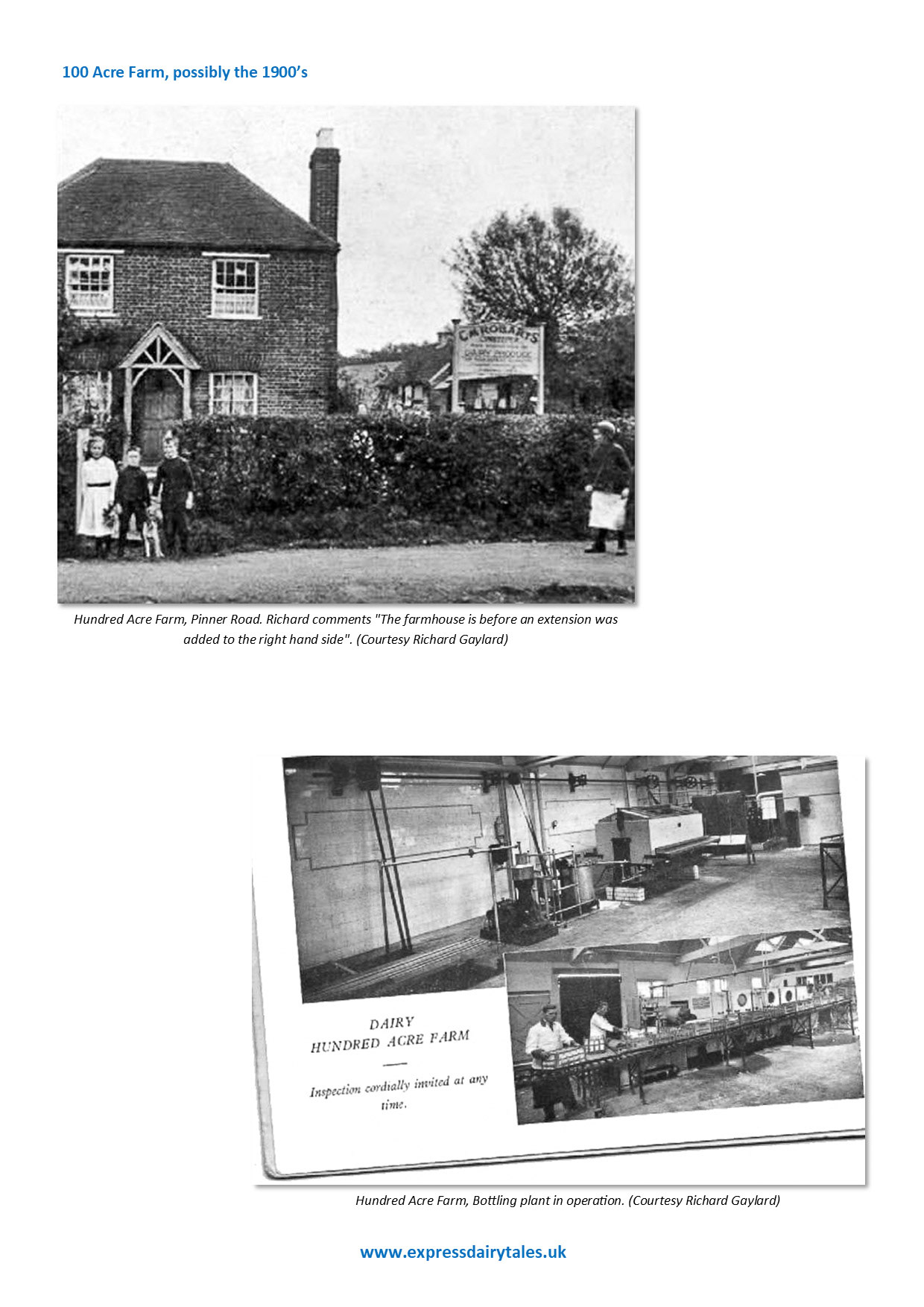 2025 Hundred Acre &amp; Joel Street Farms (Express Dairy Tales publication)