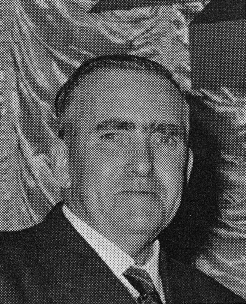 1966 Long Service Dinner 50 Year Award to Mr T.H. Evenden from Transport Dept. (Express News Summer 1966)