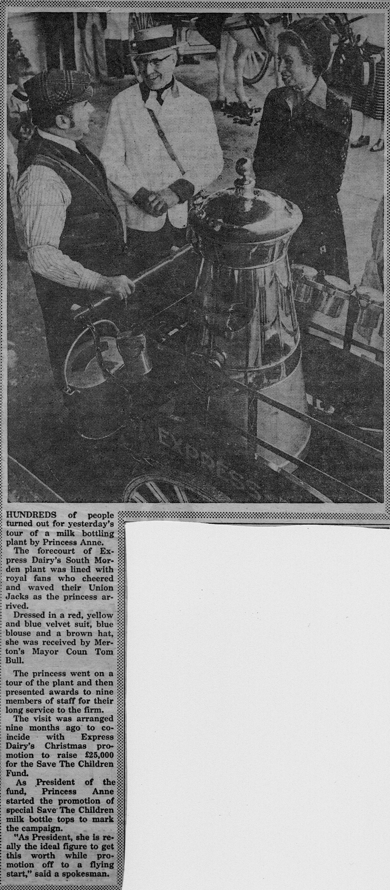 Princess Anne's visit to South Morden from Morden News