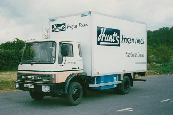 1986 Hunt's Frozen Foods truck. (Courtesy www.huntsfoods.co.uk)