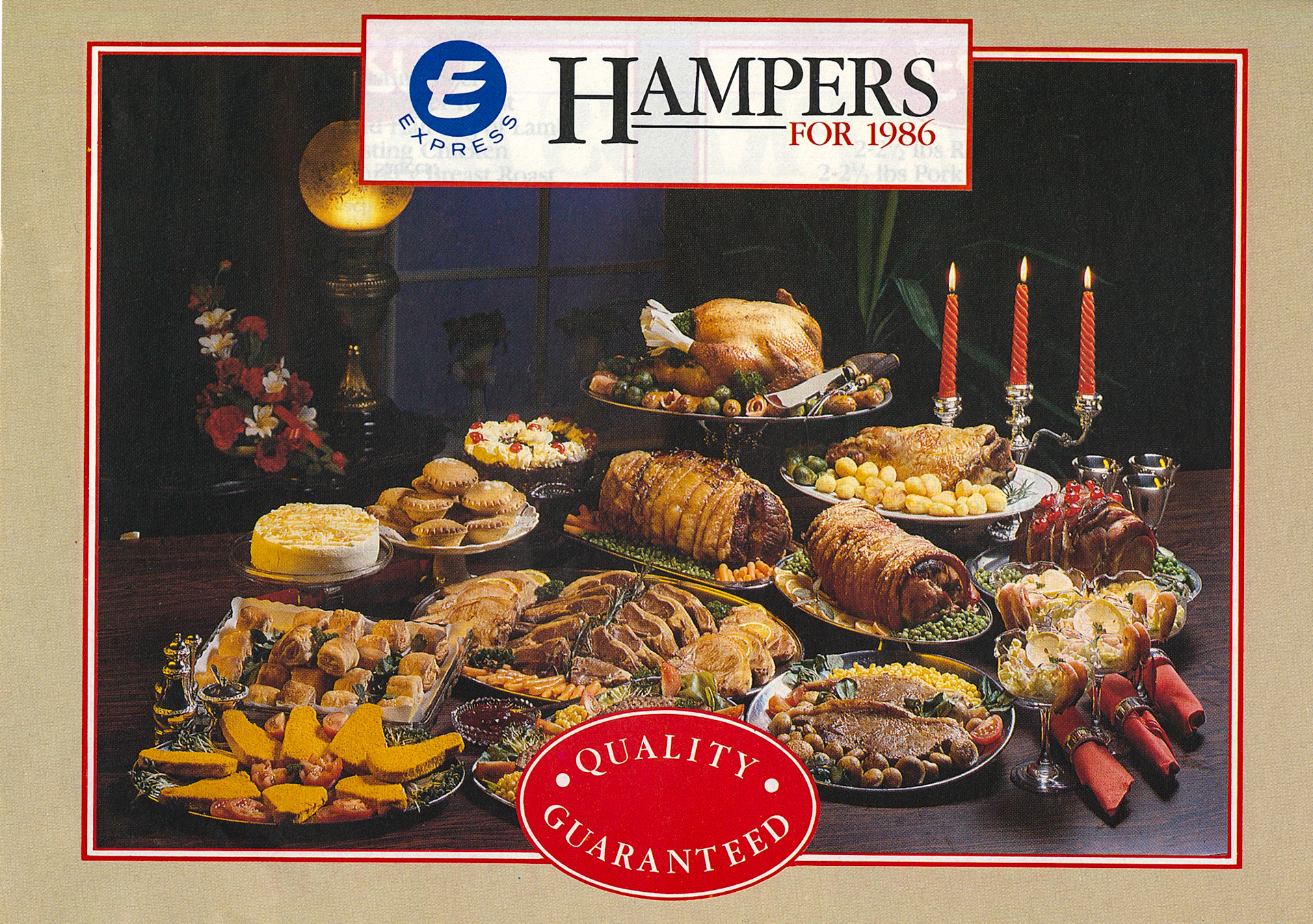 1986 Christmas Hampers leaflet (Courtesy Paul Luke)