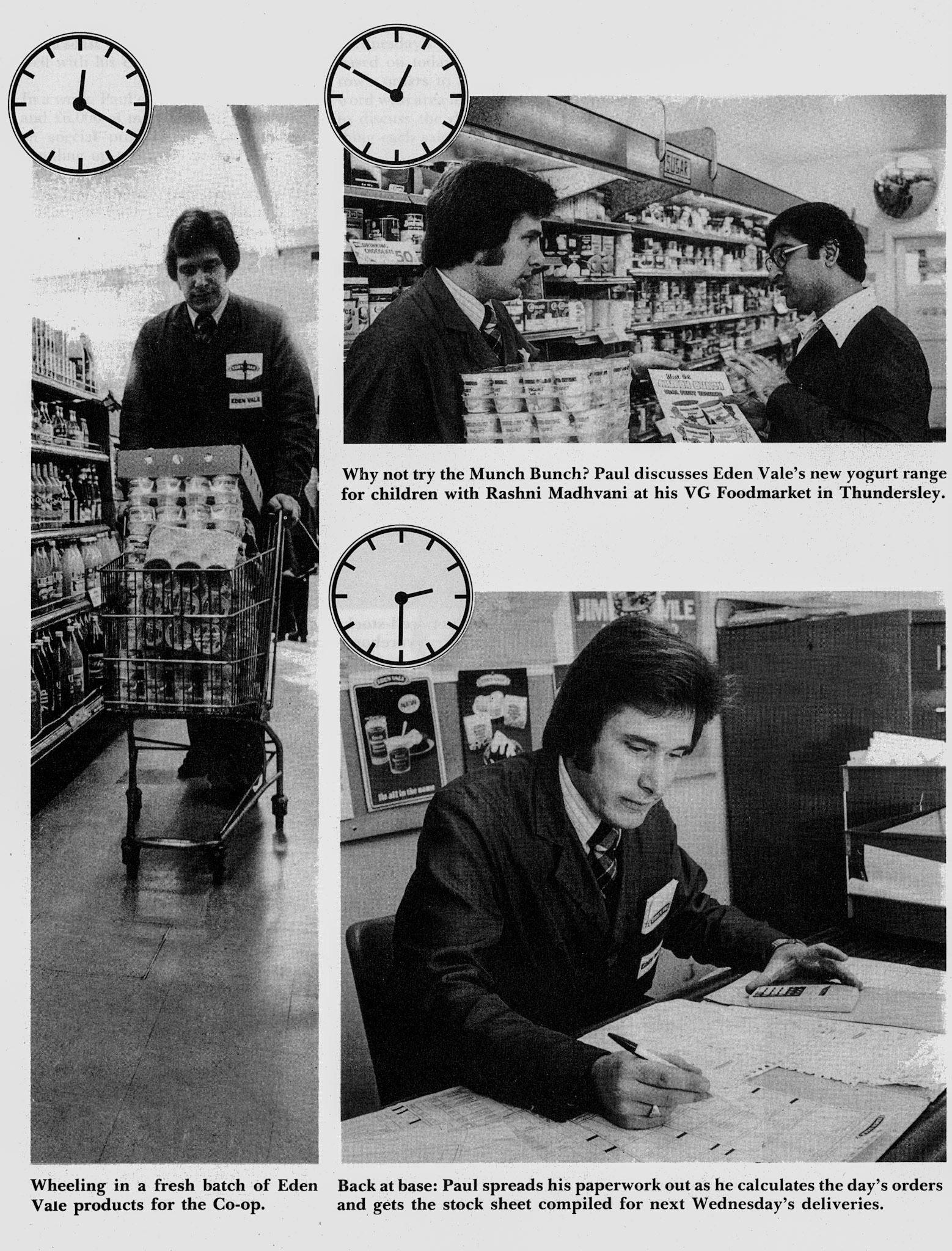 1981 On the road with Paul Andrews, Eden Vale Van Sales  (January Express News)