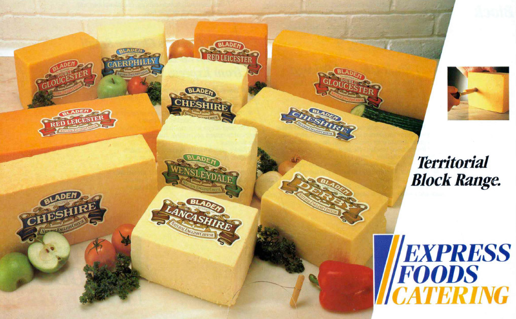 1980's Express Catering Foods 'Van Sales' leaflets (Courtesy Robert Turner)