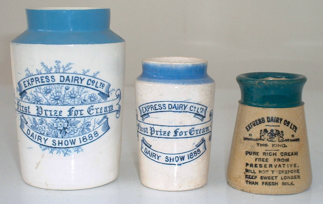 1888 Cream Jars (Courtesy Paul Smith)