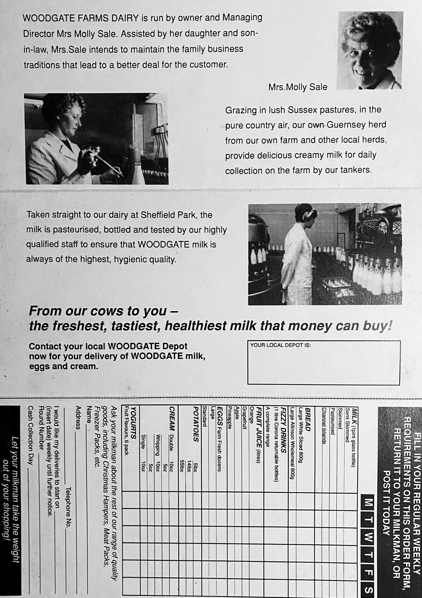 1999 (Courtesy Colin J Page, Memories of Woodgate Farms Dairy)