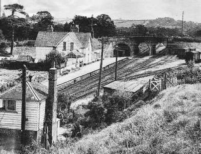 1963 Lapford Station (Courtesy Tarka Rail)