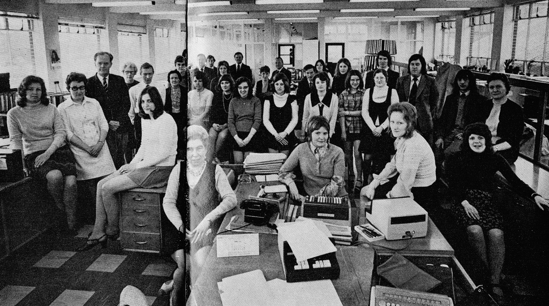 1973 Sheffield Accounts Dept staff