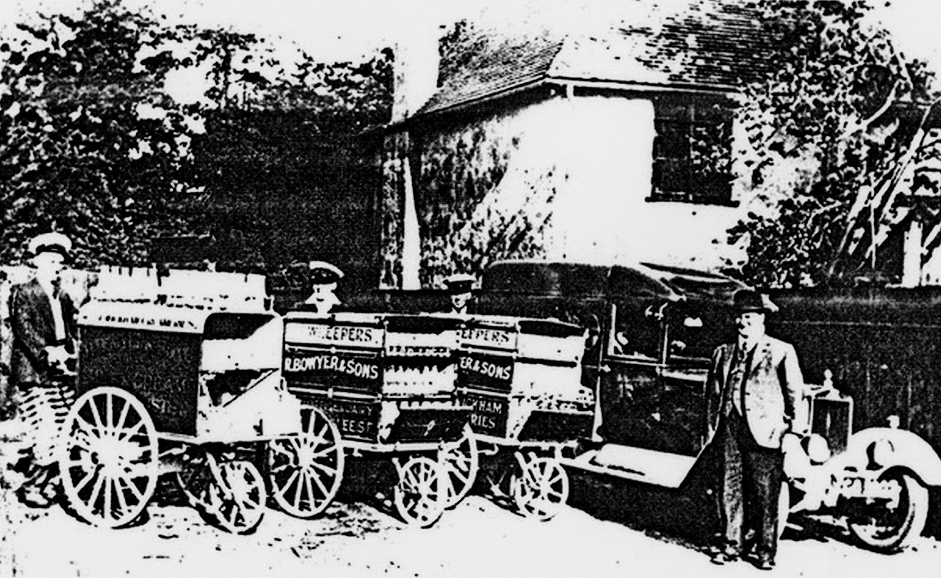 1930's Robert Bowyer Senior (Hilary's grandfather) at West Wickham (Courtesy Hilary McCluskey/Bowyer)