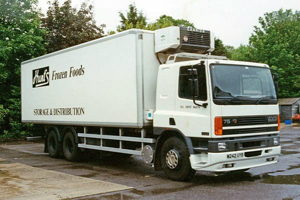 1994 Hunt's Frozen Foods truck. (Courtesy www.huntsfoods.co.uk)
