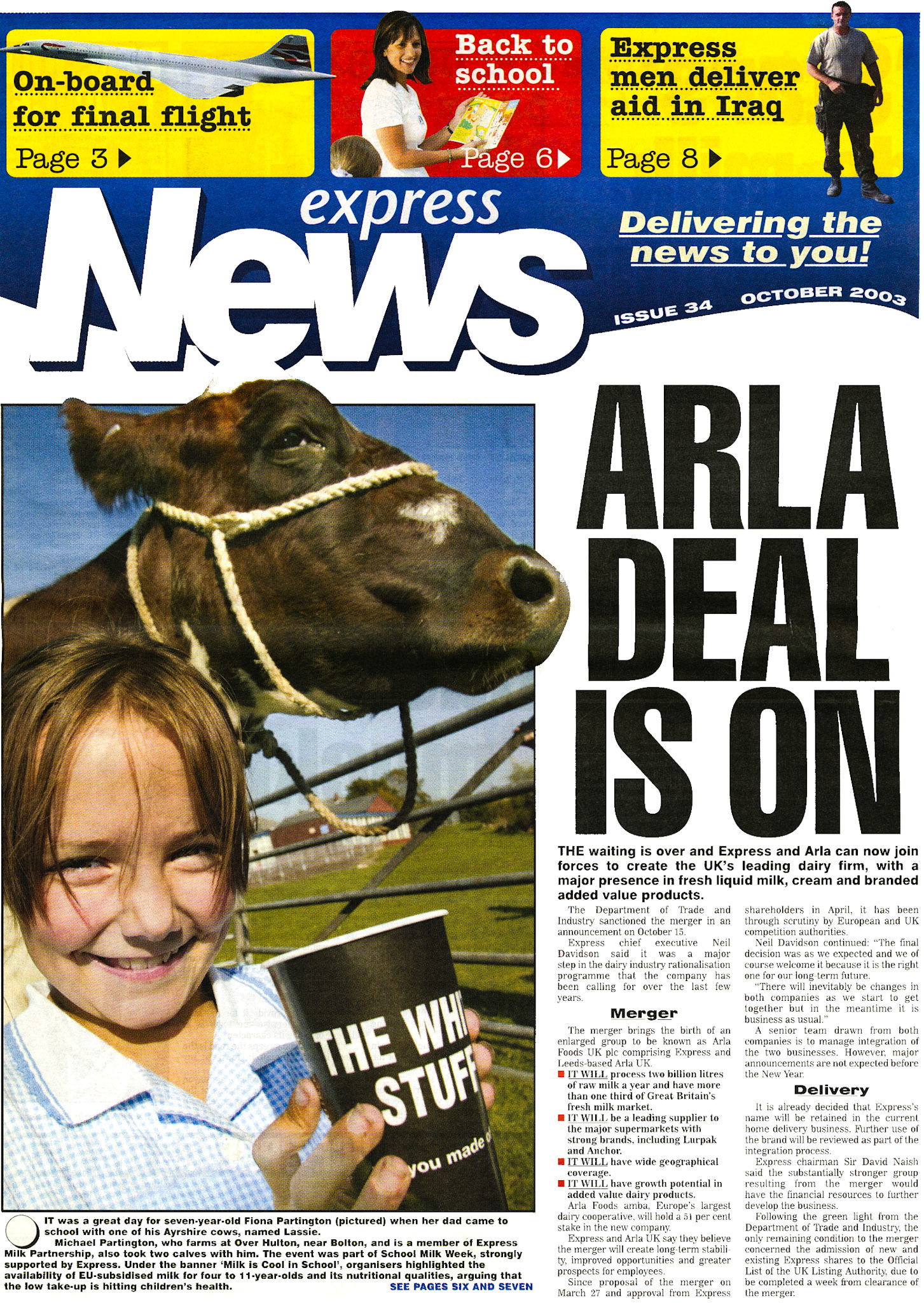 2003 October-Express News Front Cover