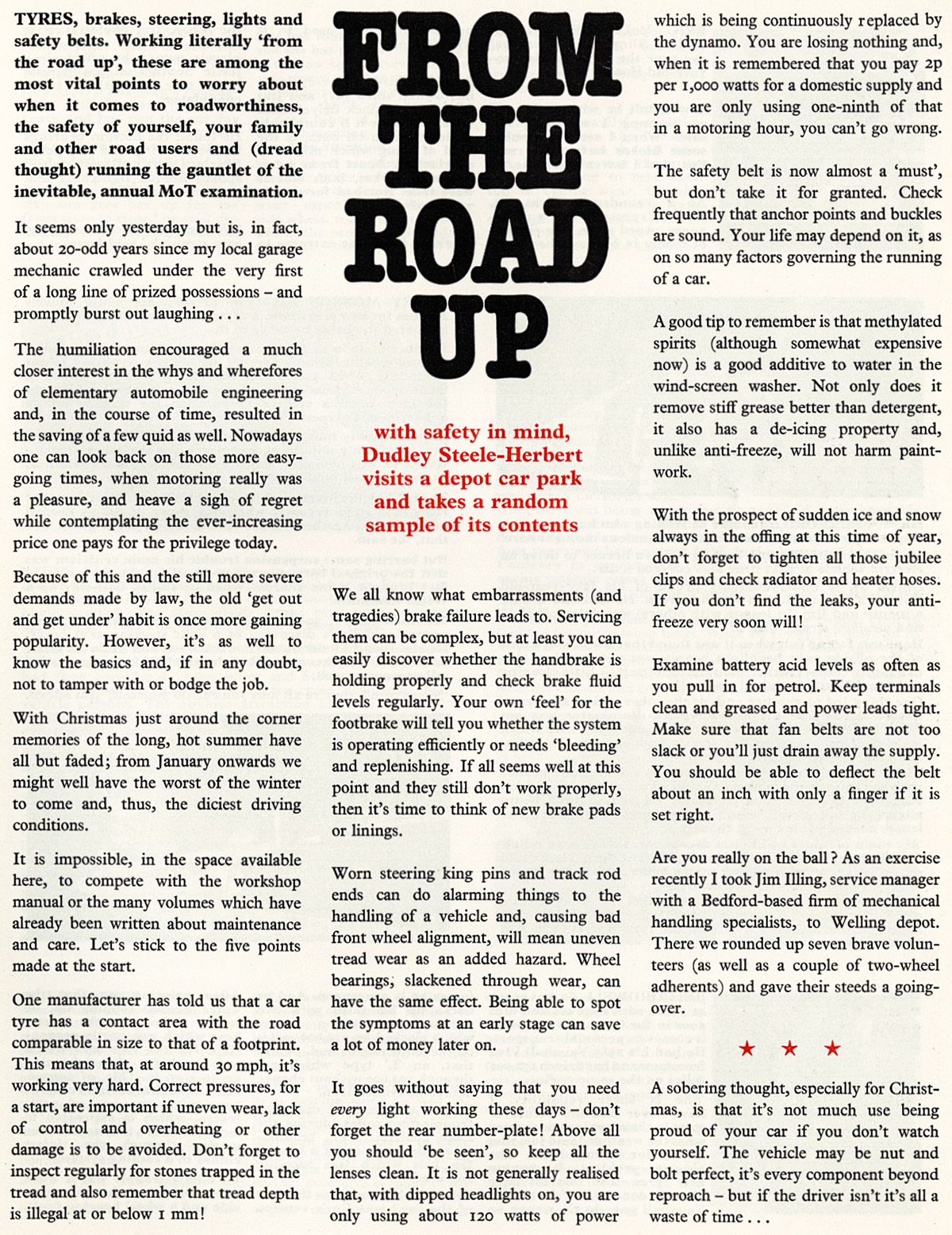 1976 - Vehicle maintenance fun at Welling Depot