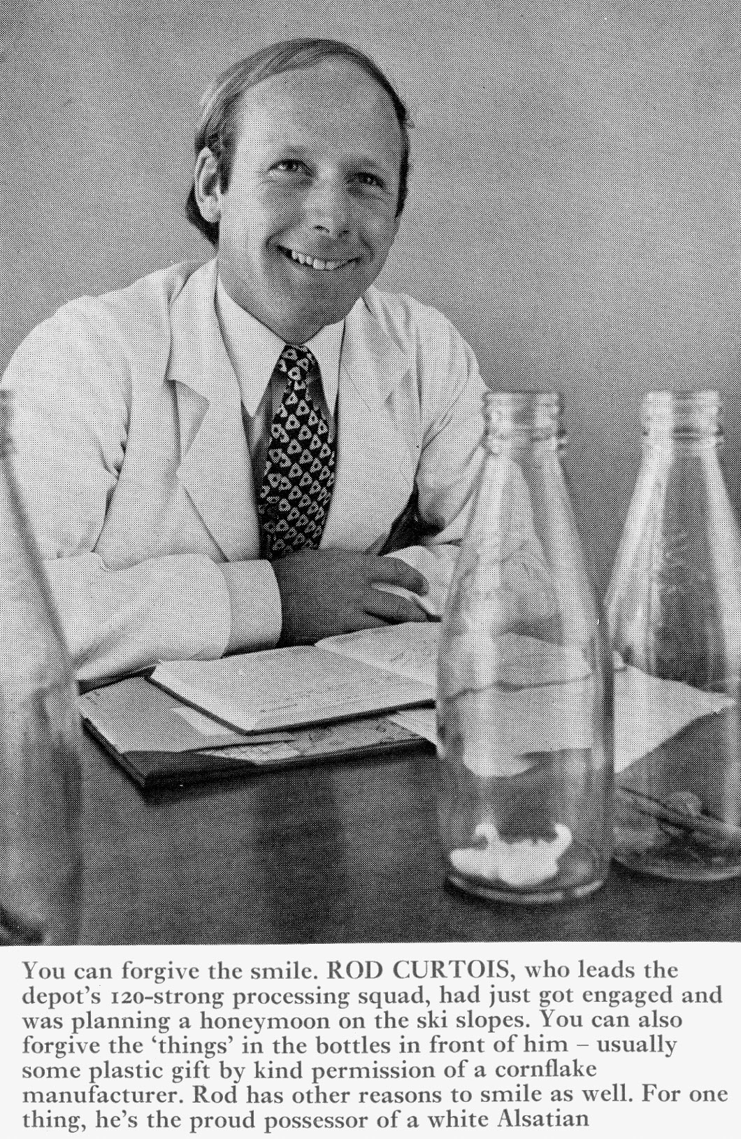 1971 Wythenshawe-Processing Manager Rod Curtois. (Express News Xmas)