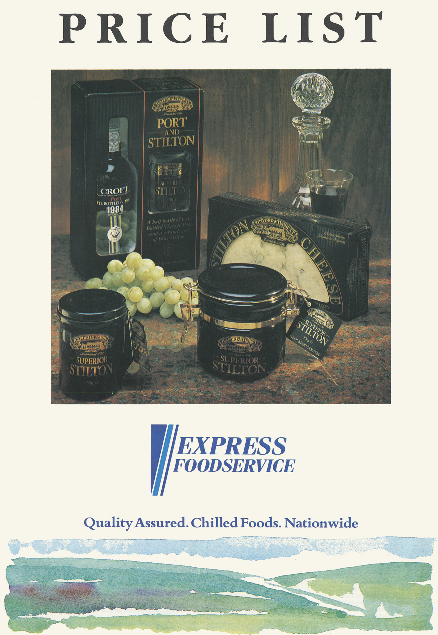 1992 (November) Express Foodservice Price List, front cover. (Courtesy Paul Luke)